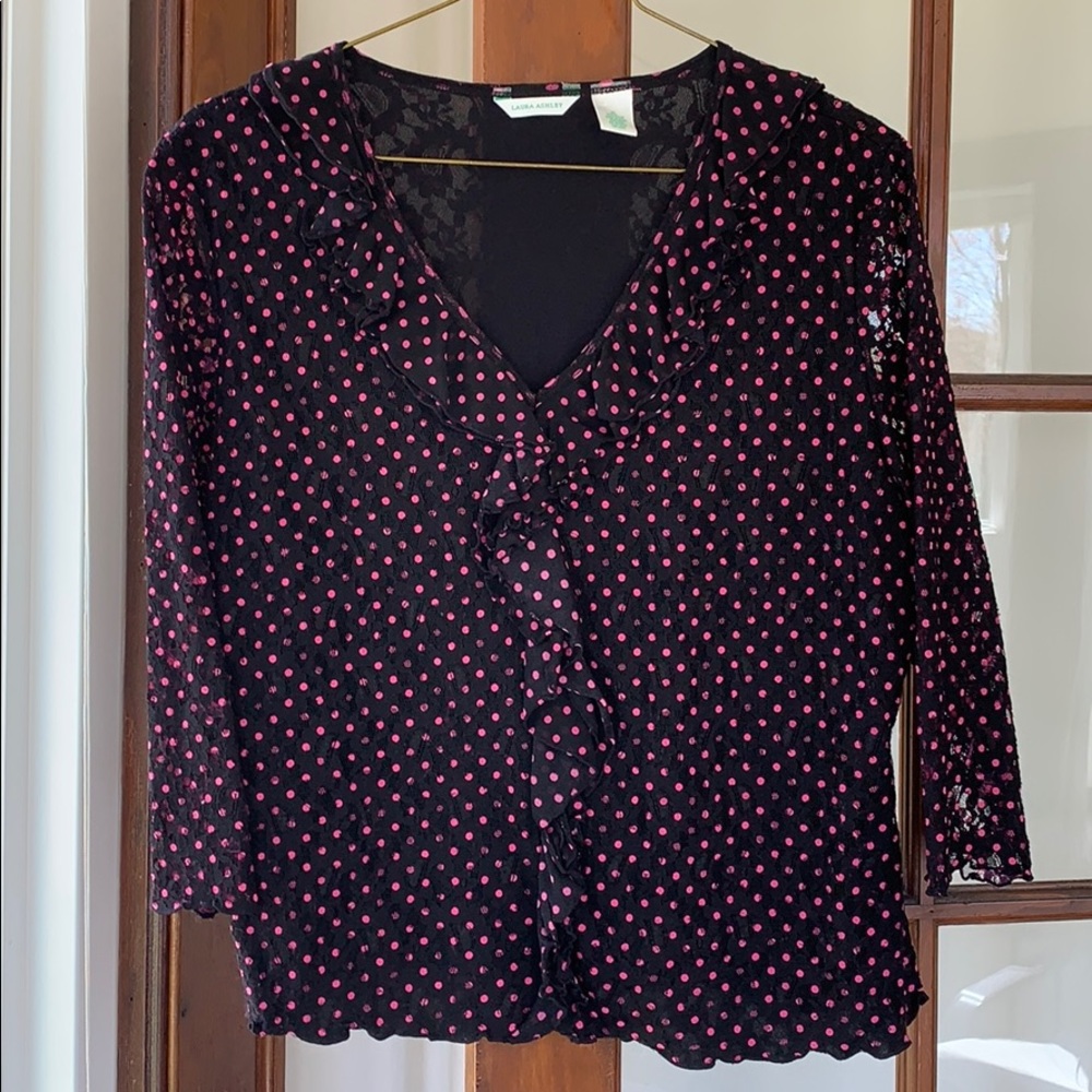 Polka dot blouse